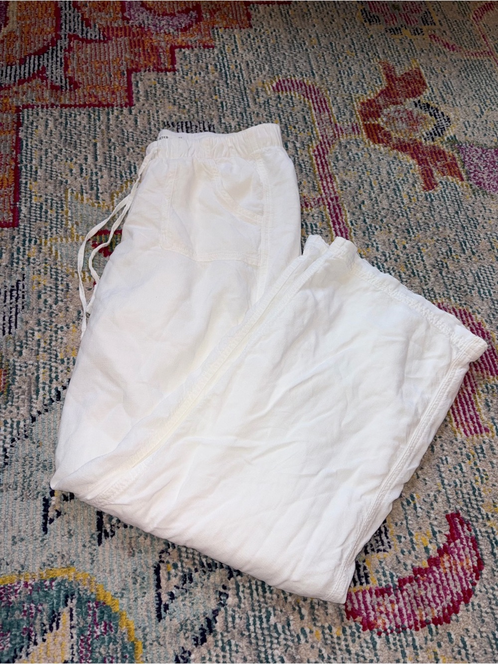 Hollister Co. white linen pants
